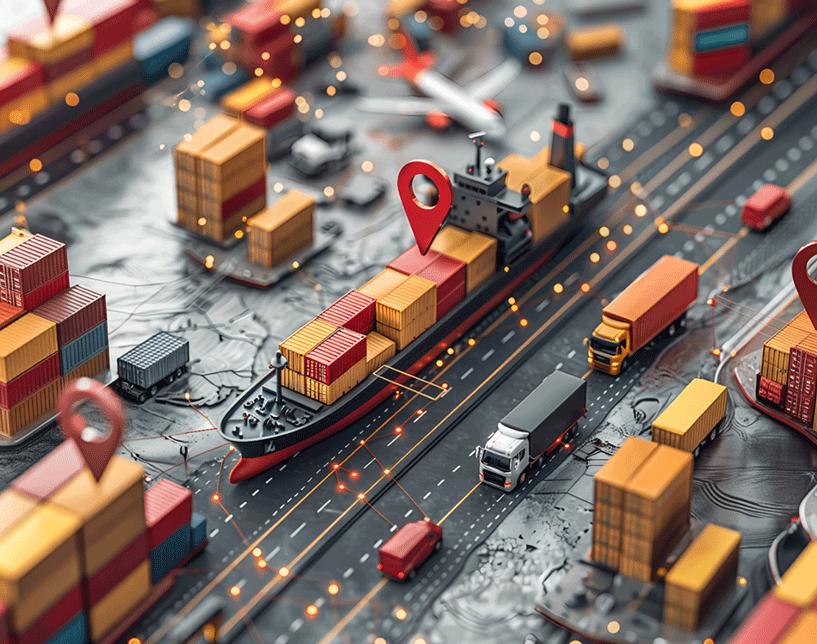 Technology-driven logistics platforms and real-time tracking