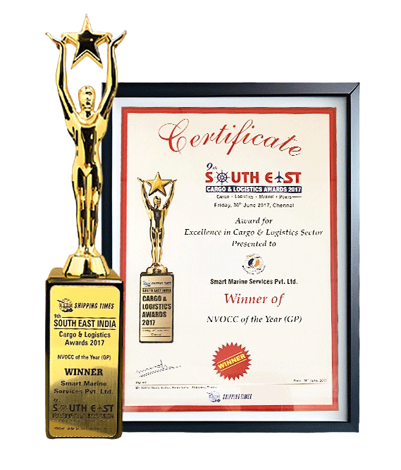 SMS awarded NVOCC of the year 2017 by SECC