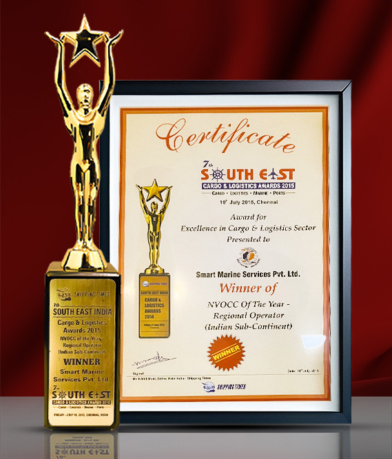 South East Cargo Logistics Awards NVOCC of the Year Regional Operator 2015